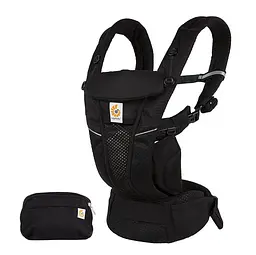 Рюкзак-переноска Ergobaby Omni Breeze Baby Carrier від народження Onyx Black
