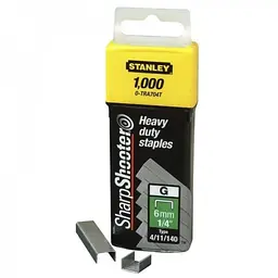 Скоби Stanley для степлера Heavy Duty тип G 10 мм 1000 шт. (1-TRA706T)