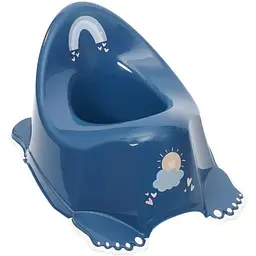 Горщик дитячий Tega Baby антиковзкий Meteo navy