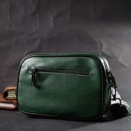 Сумка через плече на одне відділення із натуральної шкіри Vintage 21х14х8 см sum0029034 - мініатюра 11