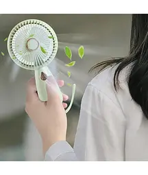 Вентилятор ручний акумуляторний Mini Fan ZB103 Салатовий - мініатюра 3