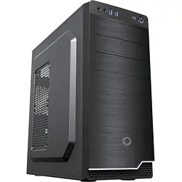 Корпус GameMax MT-526-NP 2U3-TYC чорний, без БЖ, Mid Tower, ATX / Micro ATX / Mini ITX, 2хUSB 3.0, Type-C, 1x120mm FAN,