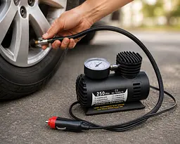 Автомобільний компресор Air Pump Ji030 12 V / Компресор для шин / Насос електричний від прикурювача