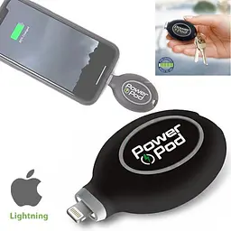 Powerbank – брелок для ключів Power Pod Emergency Charge 800 mAh Роз'єм Lighting для айфона - мініатюра 3