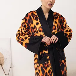 Кімоно жіноче з плюшевого велюру Kimono Сonfidence 18396 M - мініатюра 3