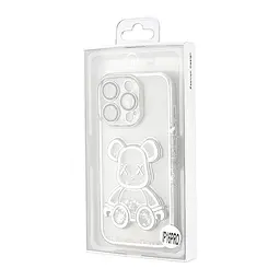 Чохол Shining Bear Case Protected Camera iPhone 16 Pro Silver - мініатюра 2