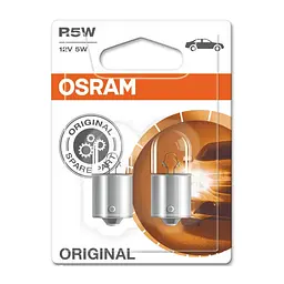 Комплект галогенових ламп OSRAM 5007-02B R5W 12V BA15s 10X2 Blister