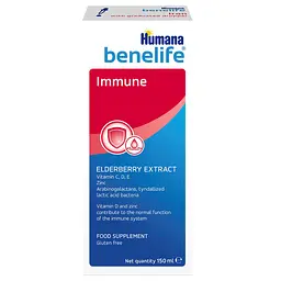 Дієтична добавка Humana Benelife Immune для підтримки імунної системи 150 мл