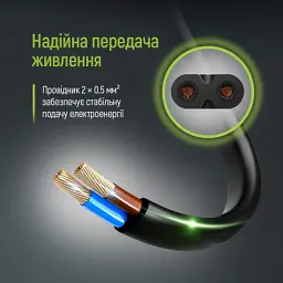 Кабель живлення C7 2m black ColorWay (CW-CBP085-BK) - мініатюра 10