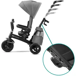 Триколісний велосипед Kinderkraft Easytwist Platinum Grey (KKRETWIGRY0000) - мініатюра 5