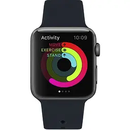 Ремінець Uwatch Silicone Strap for Apple Watch 42/44 mm Blue Cobalt - мініатюра 3