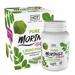 Капсули для підвищення лібідо у жінок Hot Bio Moringa Libido Caps (ціна за упаковку, 60 шт)