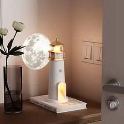 Нічний маяк з проекцією місяця LightHouse проектор місяця з акумулятором - мініатюра 7