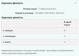 ВСАА у порошку 2-1-1 Essential - 1000г Тропічні Фрукти - мініатюра 2
