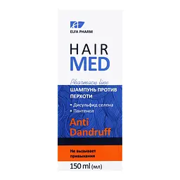 Шампунь проти лупи Elfa Pharm Hair Med 150 мл - мініатюра 2