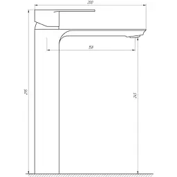 Змішувач для раковини Globus Lux Niagara GLN-0201 - мініатюра 4