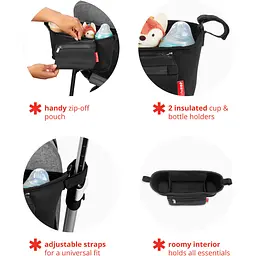 Органайзер для коляски Skip Hop Black (400304) - мініатюра 7