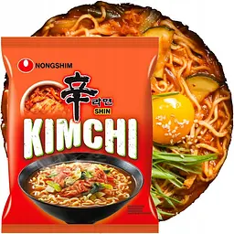 Локшина швидкого приготування Рамен Nongshim KimChi Ramyun 120g - мініатюра 2