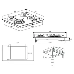 Варильна поверхня Beko HILW64225S - мініатюра 8