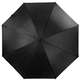 Чоловіча парасолька-палиця напівавтомат Happy Rain 110 см чорна - мініатюра 2