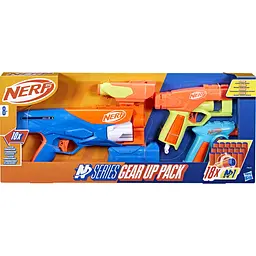 Набір з 3-х іграшкових бластерів Hasbro Nerf N Series Gear Up Pack (F8633) - мініатюра 8