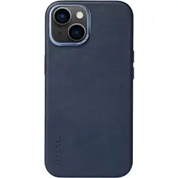 Оригінальний шкіряний чохол Decoded Leather Case MagSafe для Apple iPhone 13 (6.1") Matt Navy Blue - мініатюра 2