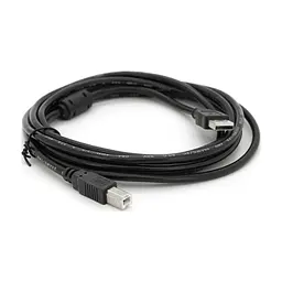 Кабель для принтера USB 2.0 AM/BM 3.0m ferrite black Voltronic (YT-AM/BM-3.0BB)