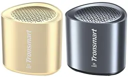 Портативна акустика Tronsmart Nimo Mini Speaker Polar Black + Nimo Mini Speaker Gold - мініатюра 1