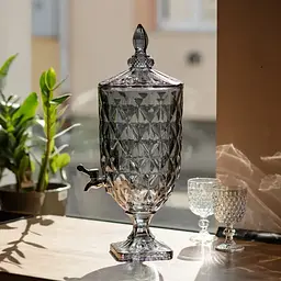 Лимонадниця Fractal 5 літрів з краном для соку молока мохіто Yiwu HP-19-306 - мініатюра 4
