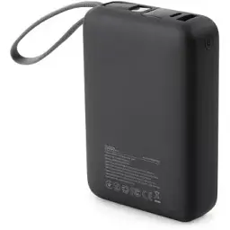 Батарея універсальна Vinga 20000 mAh 45W Display Cable (VPBB2045C)