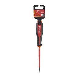 Викрутка з тригранною рукояткою ізольована VDE MILWAUKEE, SL 0,5х3,0х100мм - мініатюра 2