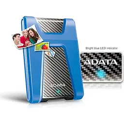 Зовнішній жорсткий диск ADATA DashDrive Durable HD650 2TB Blue (AHD650-2TU31-CBL) [118125] - мініатюра 5