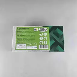 Косметичні серветки Elleo Soft двошарові, 150 шт, 20×20 см, білі, у картонній коробці - мініатюра 4