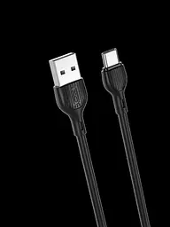 USB Кабель XO NB200 Type-C 2.1A 1.0m Чорний