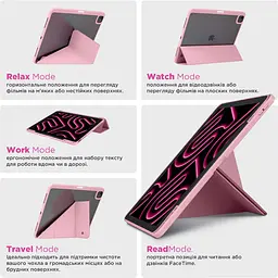 Чохол ArmorStandart Y-Type PEN для Apple iPad Air 10.9` (2020-2022)/Air 11` (2024-2026)/Pro 11` (2020-2022) Pink (ARM77529) [142403] - мініатюра 3