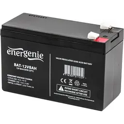 Акумулятор EnerGenie AGM 12V [12V/8Ah/96Wh] [BAT-12V8AH] [125703]
