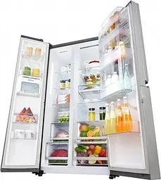 Холодильник SBS LG GC-Q247CADC нержавіюча сталь (GC-Q247CADC) - мініатюра 4