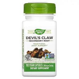Корень диявольського кігтя Nature's Way Devil's Claw, 100 вегакапсул для підтримки суглобів