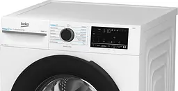 Beko Пральна машина Beko фронтальна, 8кг, 1400, A, 55см, дисплей, інвертор, пара, білий - мініатюра 7
