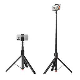 Штатив ACEFAST E31 selfie stick with automatic tripod чорний - мініатюра 3