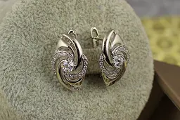 Сережки Xuping Jewelry водовир 2 см сріблясті