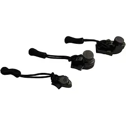 Комплект брелоків Munkees 7067 Fixn Zip Чорний