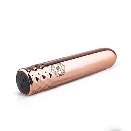 Вібратор Rosy Gold Nouveau Mini 9 см рожеве золото - мініатюра 2