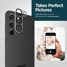 Захисне скло на камеру Case-Mate CM050506 Camera Lens Protector 9H Tempered Glass для Samsung S23 S23 Plus - мініатюра 4