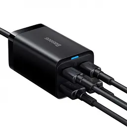 Блок швидкого заряджання 4 порти Baseus GaN3 Pro 65 W (2 Type-C + 2 USB) - мініатюра 2