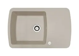 Кухонна мийка Adamant OPTIMAKS avena 775x495x200 мм, з крилом 77,5 см