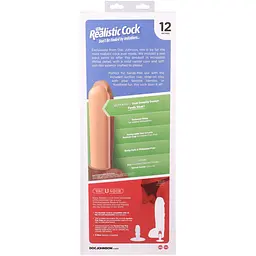 Фалоімітатор Doc Johnson The Realistic Cock ULTRASKYN 12 Inch Hung, 31.8 см - мініатюра 11