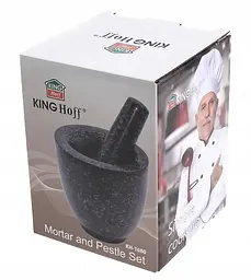 Ступка з маточкою (граніт) KingHoff KH-1680 - мініатюра 8