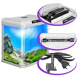 Акваріум Kruger Meier Como Aquarium 16л білий 32x22x32,5 см (R320) - мініатюра 7