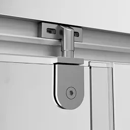 Душова кабіна Am.Pm Gem Square Pivot 90x90 см без піддону хром матовий W90UG-404-090MT, Хром матовий, прозрачний - мініатюра 6